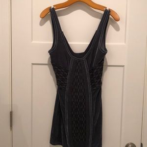 Free People velvet mini dress